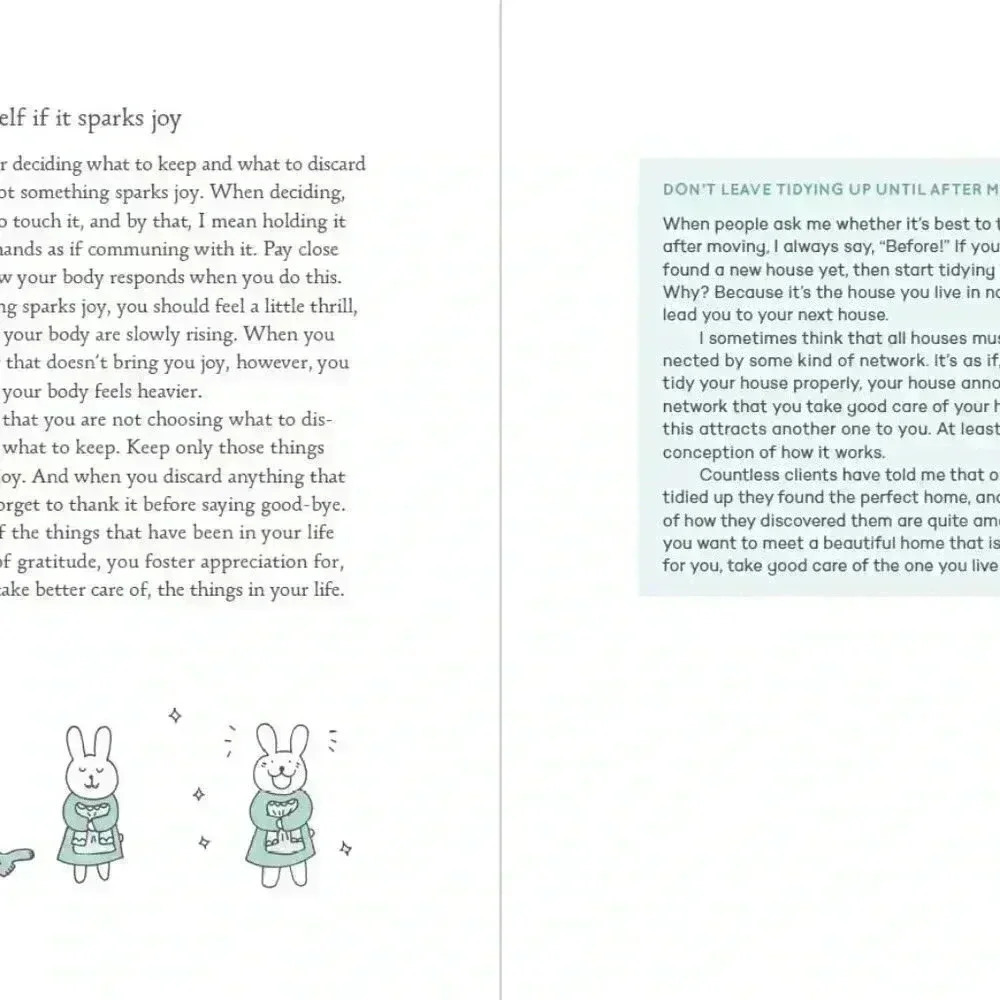 Marie Kondo "Spark Joy" Hardcover NWT - Picture 6 of 7